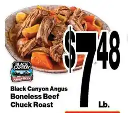 Super Saver Black Canyon Angus Boneless Beef Chuck Roast offer