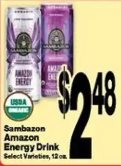 Super Saver Sambazon Amazon Energy Drink offer