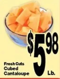 Super Saver Fresh Cuts Cubed Cantaloupe offer