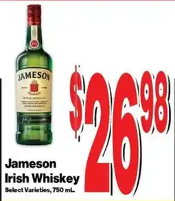 Super Saver Jameson Irish Whiskey offer