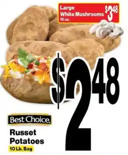 Super Saver Best Choice Russet Potatoes offer