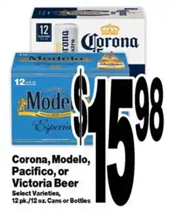 Super Saver Corona, Modelo, Pacifico, or Victoria Beer offer