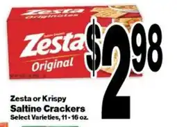 Super Saver Zesta saltine crackers offer