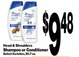 Super Saver Head & Shoulders Shampoo or Conditioner offer