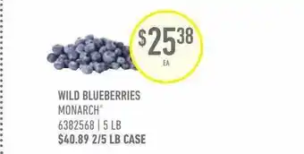 US Foods Chef's Store Wild Blueberries offer