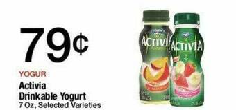Jons International Activia Drinkable Yogurt offer