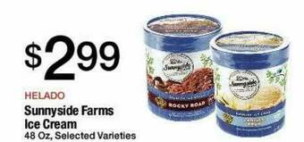Jons International Sunnyside Farms Ice Cream offer