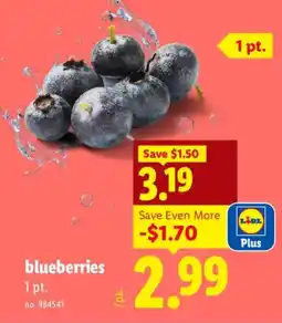 Lidl Lidl blueberries offer