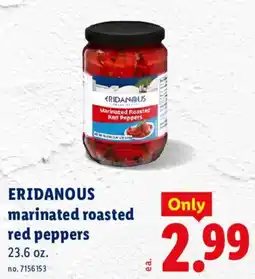Lidl Eridanous marinated roasted red peppers offer