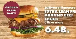 Sullivan's Foods Sullivan's Signature Extra Lean Ground Beef Chuck offer