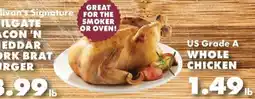 Sullivan's Foods Us Grade A Whole Chicken offer