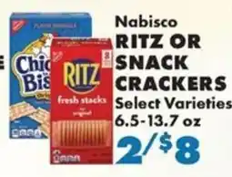 Sullivan's Foods Nabisco Ritz or Snack Crackers offer