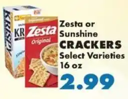 Sullivan's Foods Zesta or Sunshine Crackers offer