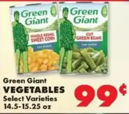 Sullivan's Foods Green Giant vegetables offer