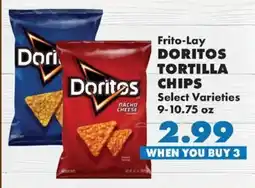 Sullivan's Foods Frito-Lay Doritos tortilla chips offer