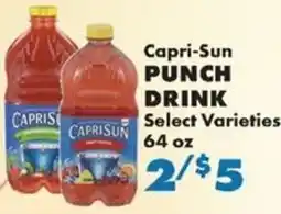 Sullivan's Foods Capri-Sun punch drink offer