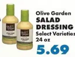 Sullivan's Foods Olive Garden salad dressing offer