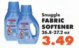 Sullivan's Foods Snuggle fabric softener offer