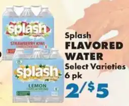 Sullivan's Foods Splash flavored water offer