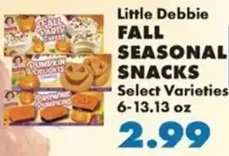 Sullivan's Foods Little Debbie fall seasonal snacks offer