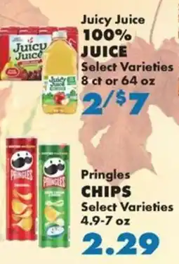 Sullivan's Foods Juicy Juice 100% Juice offer