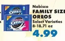 Sullivan's Foods Nabisco family size oreos offer