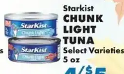 Sullivan's Foods Starkist chunk light tuna offer