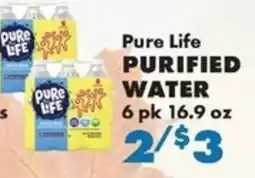Sullivan's Foods Pure Life purified water offer