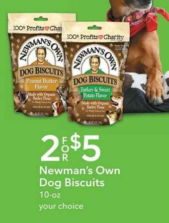 Publix Newman's Own Dog Biscuits offer