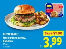 Lidl Butterball fresh ground turkey offer