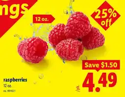 Lidl raspberries offer
