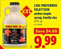 Lidl Lidl preferred selection amber maple syrup offer