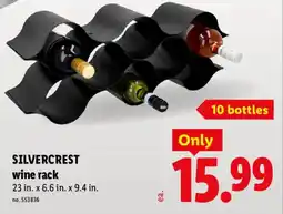 Lidl Silvercrest wine rack offer