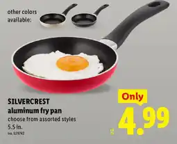 Lidl Silvercrest aluminum fry pan offer
