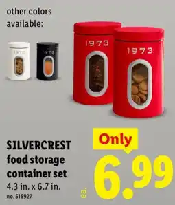 Lidl Silvercrest food storage container set offer