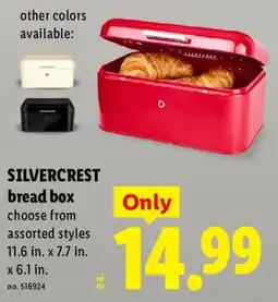 Lidl Silvercrest bread box offer