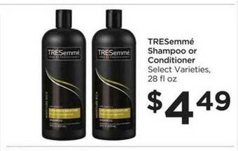 Food 4 Less Tresemmé Shampoo Or Conditioner offer