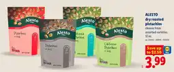 Lidl Alesto dry roasted pistachios offer