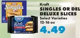 Sullivan's Foods Kraft Singles or Deli Deluxe Slices offer