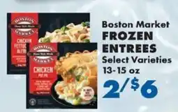 Sullivan's Foods Boston Market frozen entrees offer