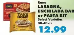 Sullivan's Foods Rana lasagna, enchilada bak or pasta kit offer
