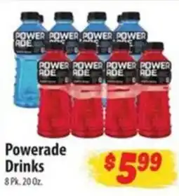 Food Giant Powerade Drinks offer