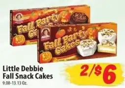 Food Giant Little Debbie Fall Snack Cakes offer