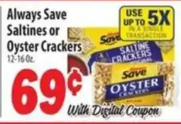 Food Giant Save Saltines or Oyster Crackers offer