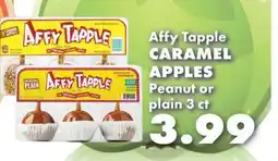 Sullivan's Foods Affy Tapple caramel apples offer