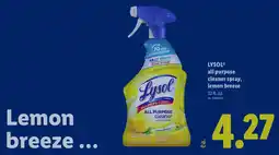 Lidl Lysol all purpose cleaner spray offer