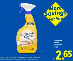 Lidl All Purpose Cleaner by Lidl offer
