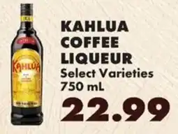 Sullivan's Foods Kahlua coffee liqueur offer