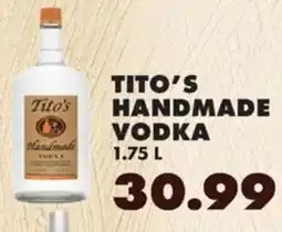 Sullivan's Foods Tito's Handmade Vodka offer
