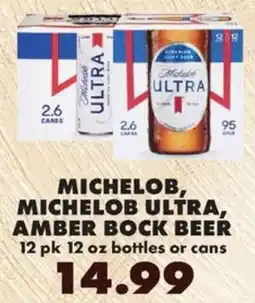 Sullivan's Foods Michelob, Michelob Ultra, Amber Bock Beer offer